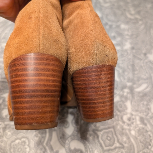 Aldo Brown Leather Ankle Booties - Picture 4 of 7